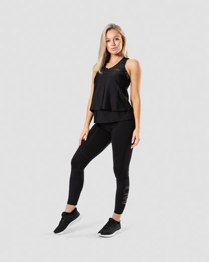 maternity nursing tank top black