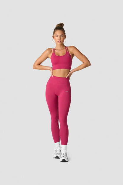 define seamless tights dark pink