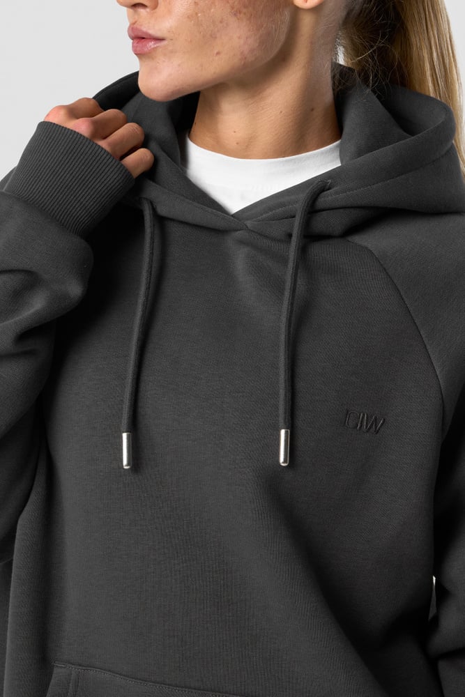 everyday hoodie wmn dark grey