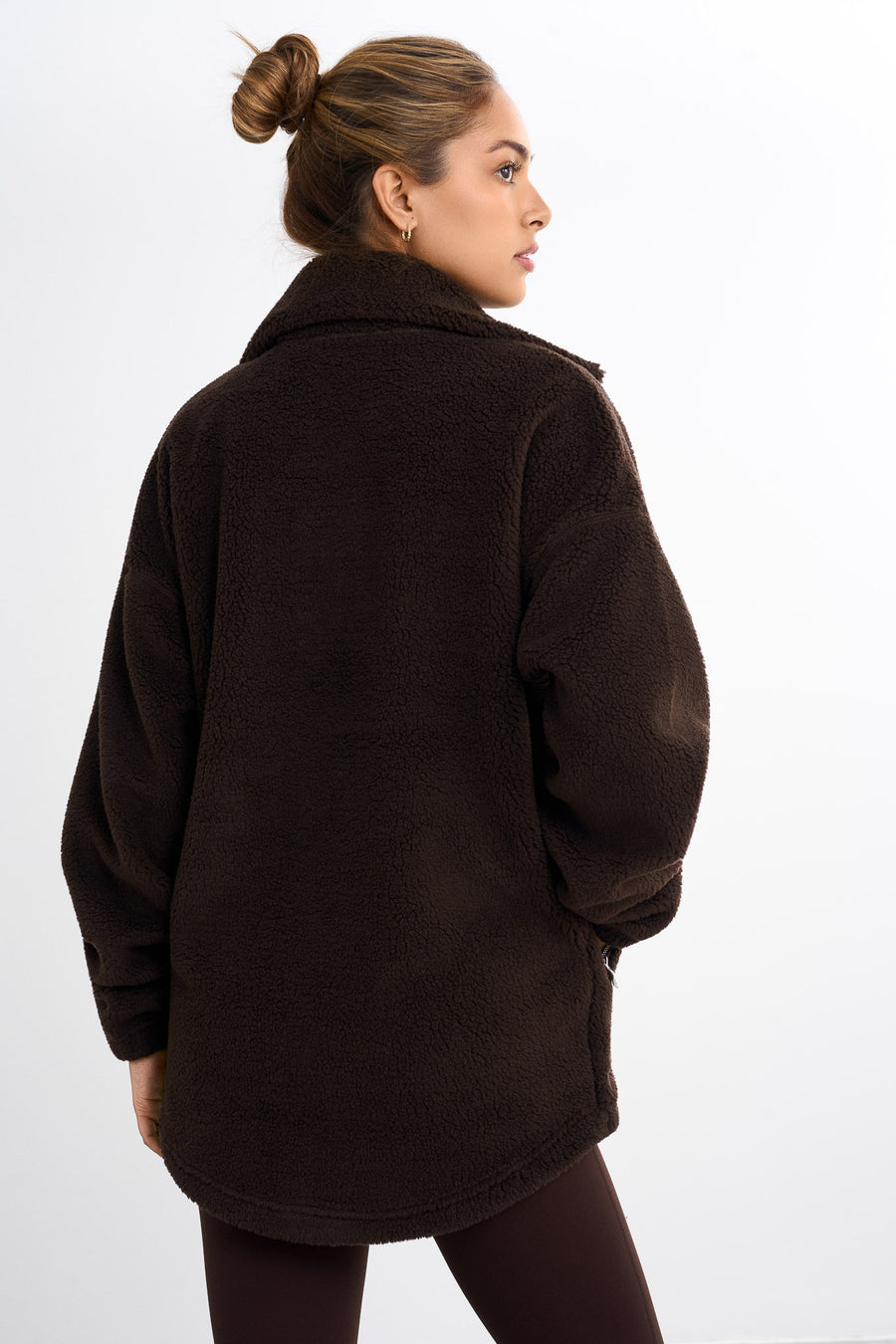 Fleece Jacket · Brown