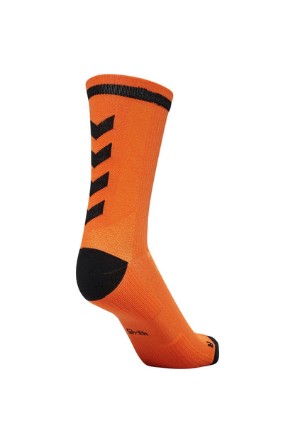 HUMMEL - Elite Indoor Sock Low Pa - Nasturtium/black