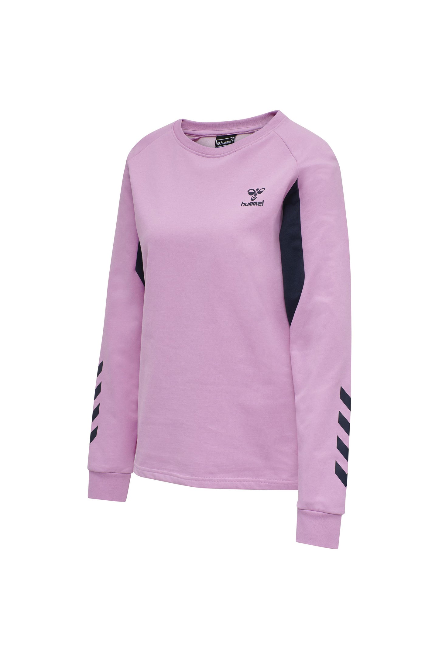 HUMMEL - Hmlaction Cotton Sweatshirt Woman - Orchid/black Iris