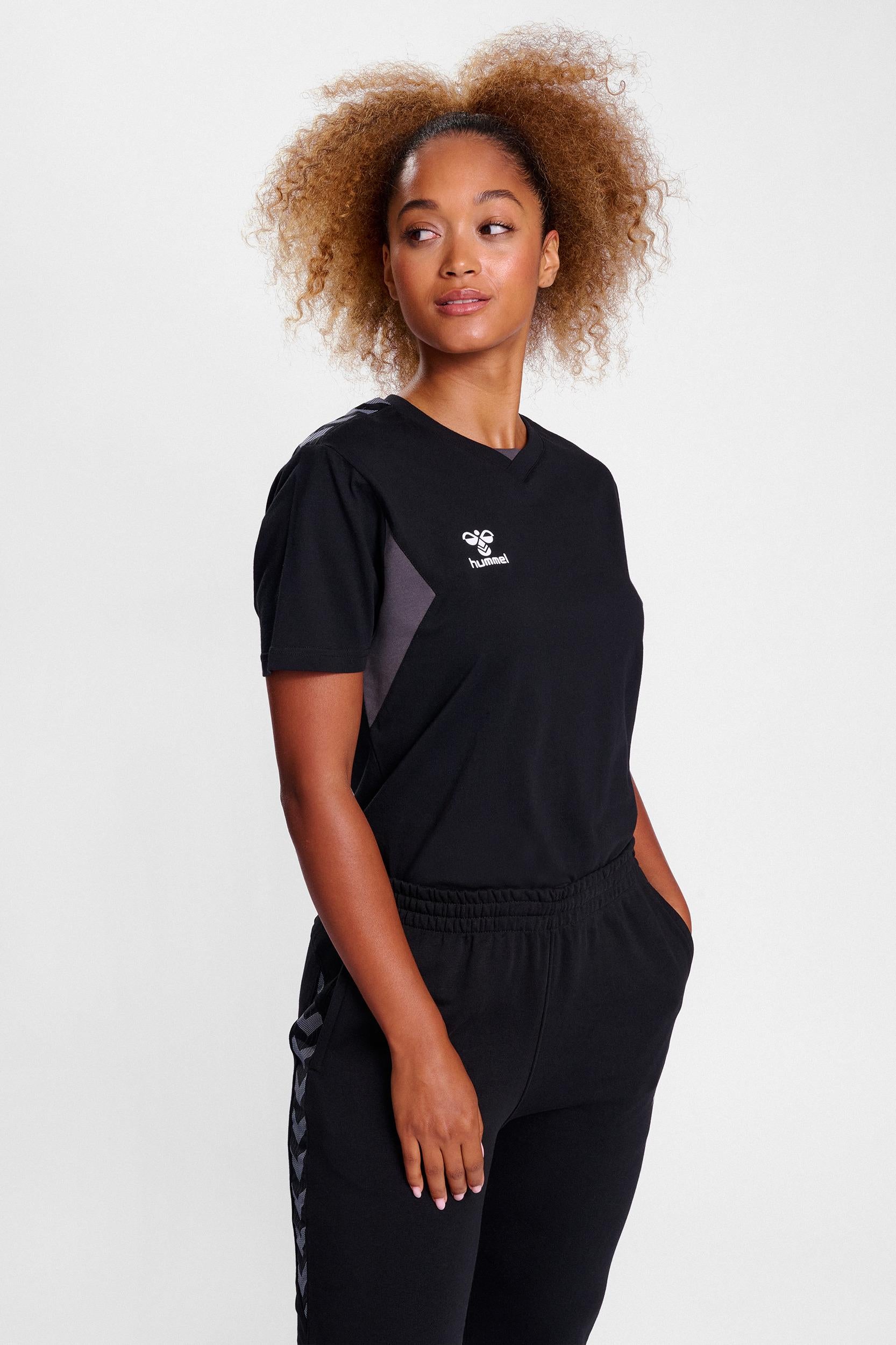 HUMMEL - Hmlauthentic Co T-shirt S/s Woman - Black