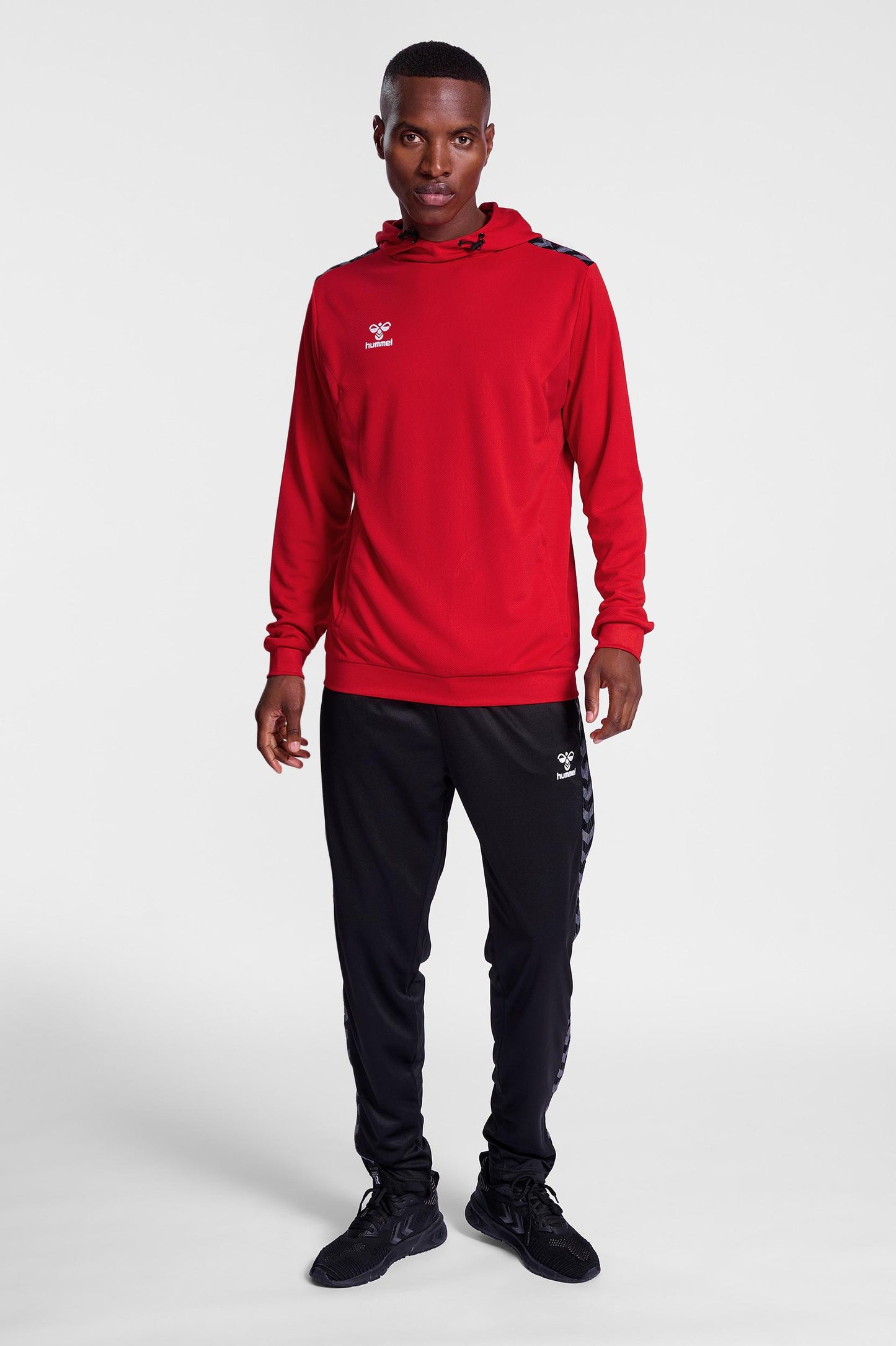 HUMMEL - Hmlauthentic Pl Hoodie - True Red