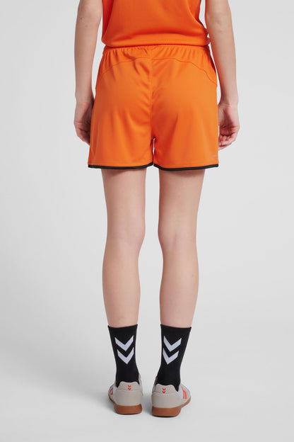 HUMMEL - Hmlauthentic Poly Shorts Woman - Tangerine