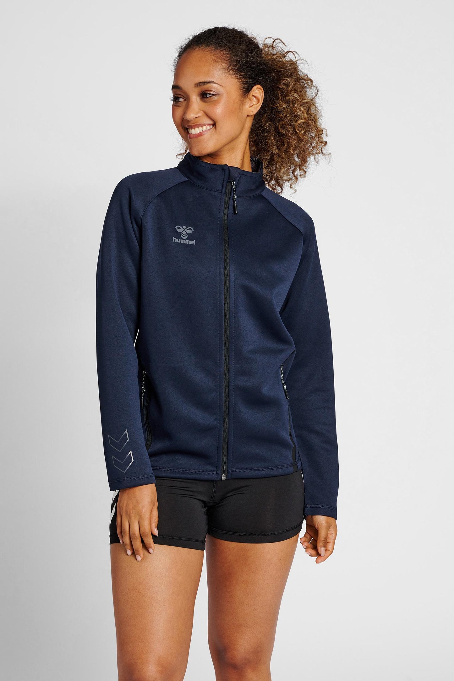 HUMMEL - Hmlcima Xk Zip Jacket Woman - Marine