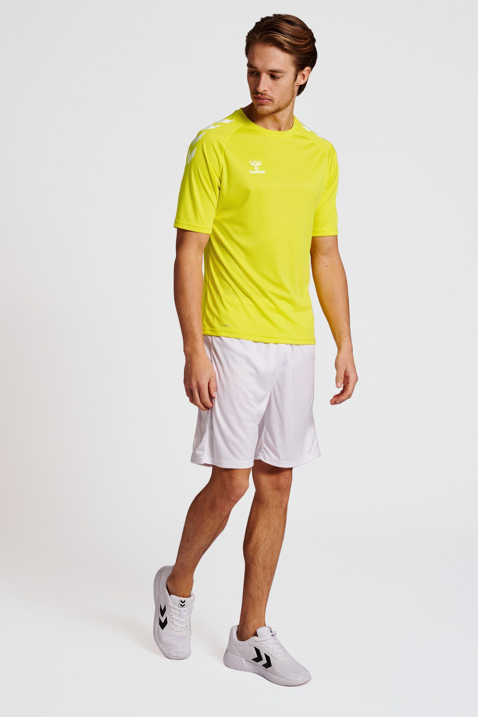 HUMMEL - Hmlcore Xk Core Poly T-shirt S/s - Blazing Yellow