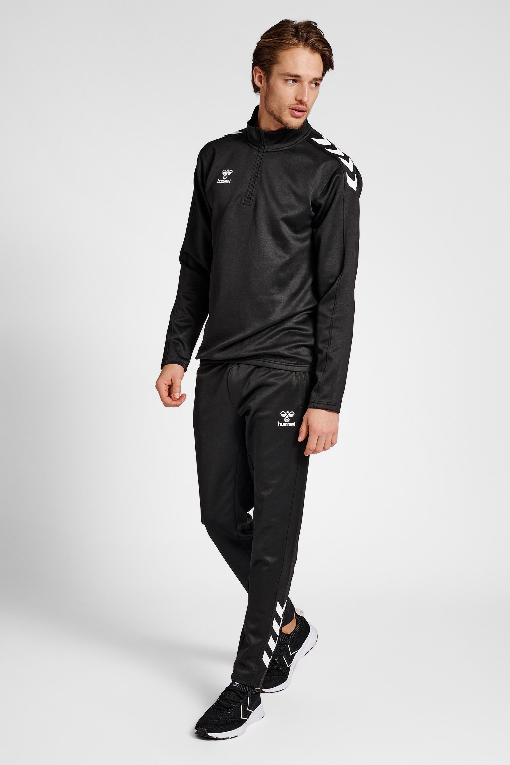 HUMMEL - Hmlcore Xk Half Zip Poly Sweat - Black