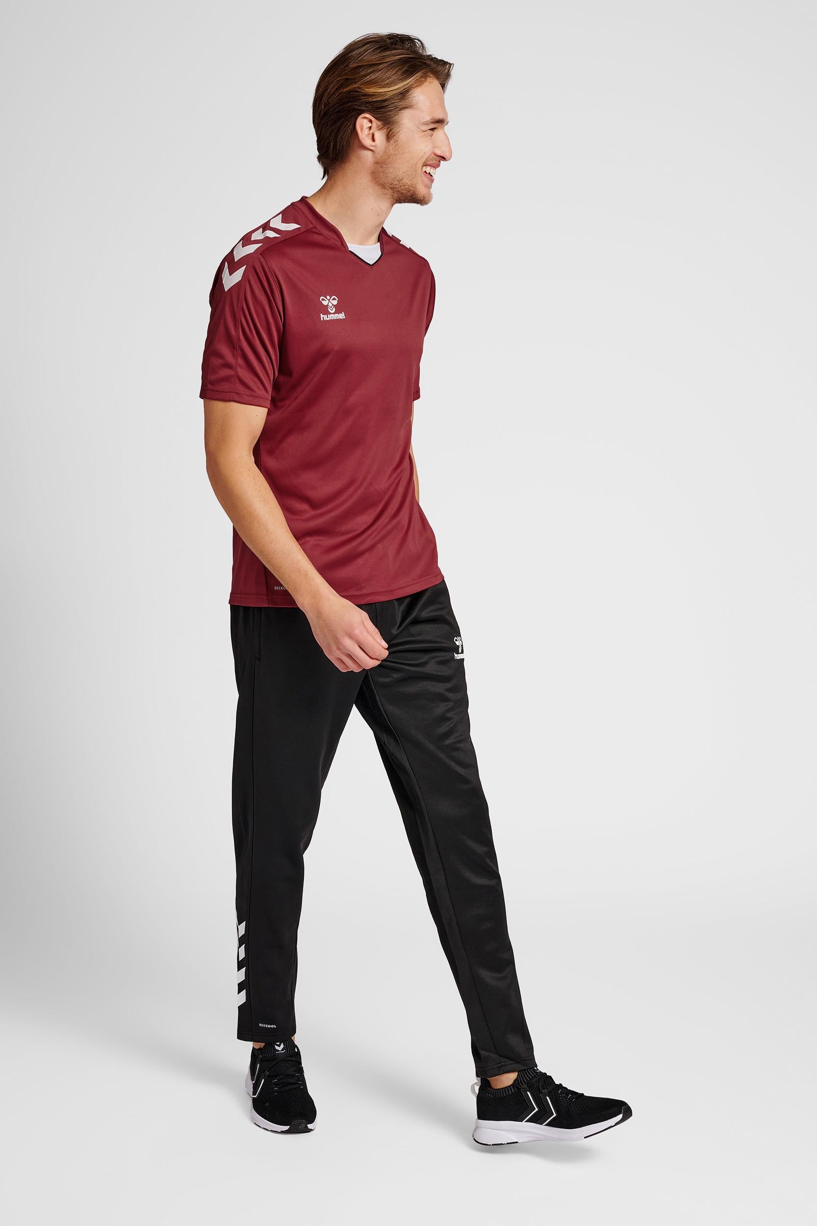 HUMMEL - Hmlcore Xk Poly Jersey S/s - Maroon