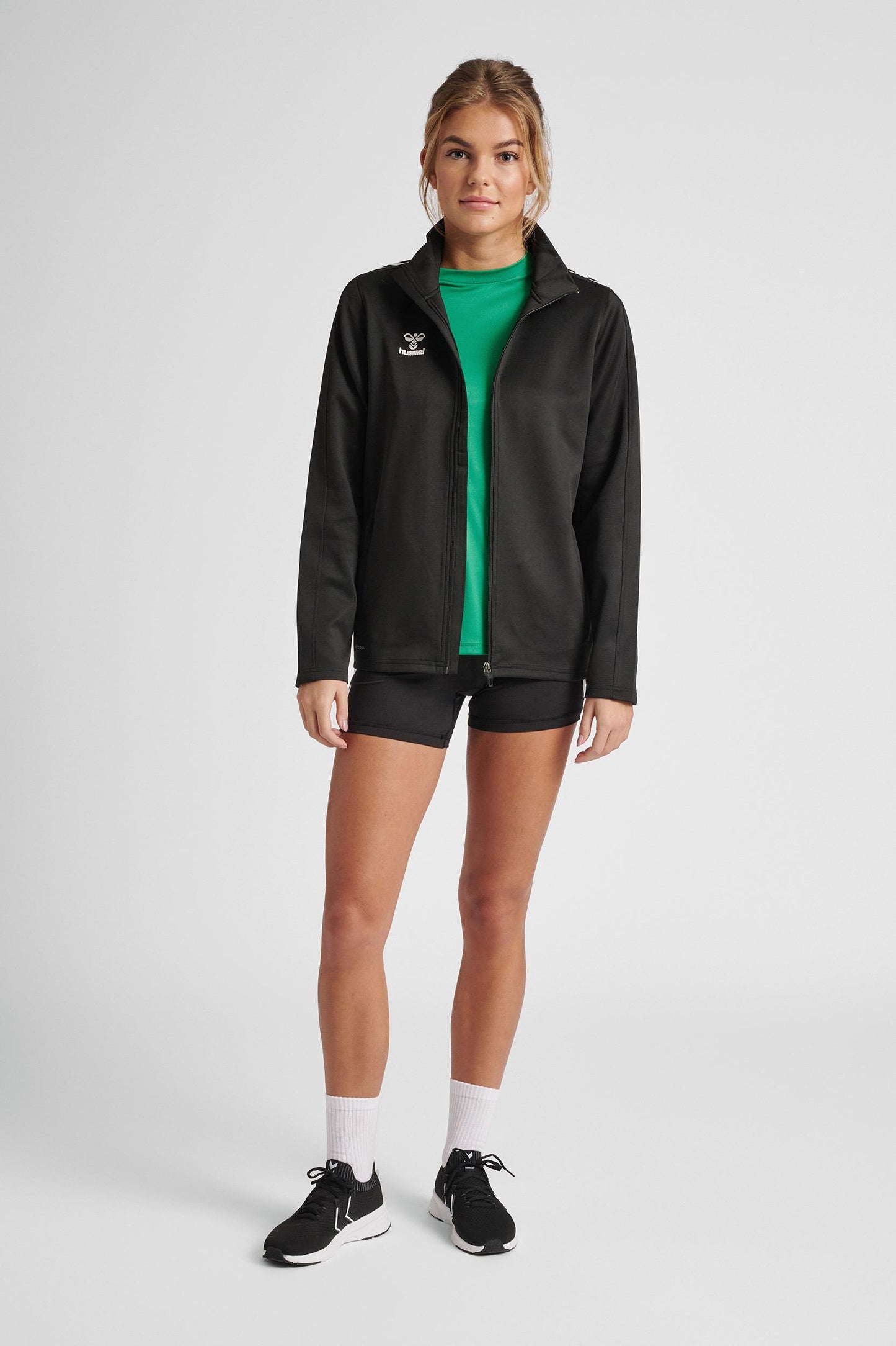 HUMMEL - Hmlcore Xk Poly Zip Sweat Woman - Black