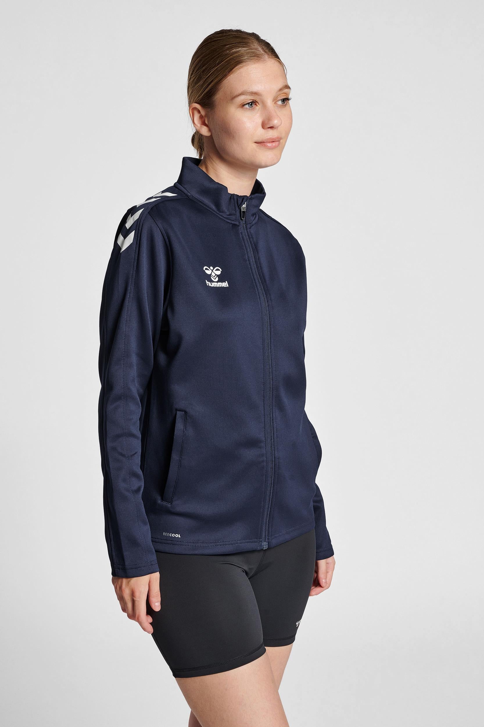 HUMMEL - Hmlcore Xk Poly Zip Sweat Woman - Marine