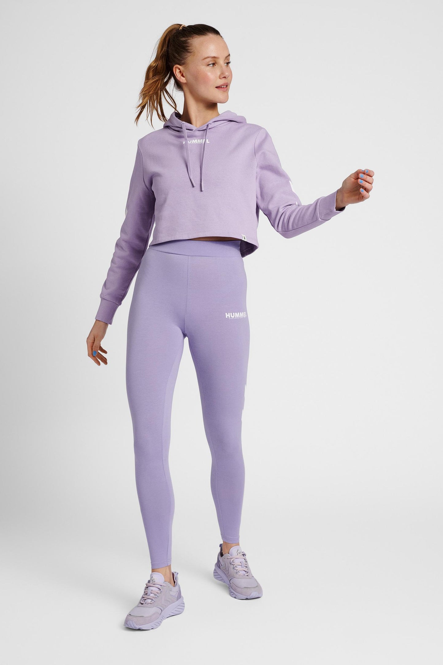 HUMMEL - Hmllegacy Woman High Waist Tights - Heirloom Lilac