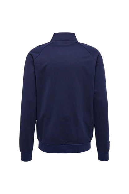 HUMMEL - Hmlmove Grid Cotton Zip Jacket - Marine