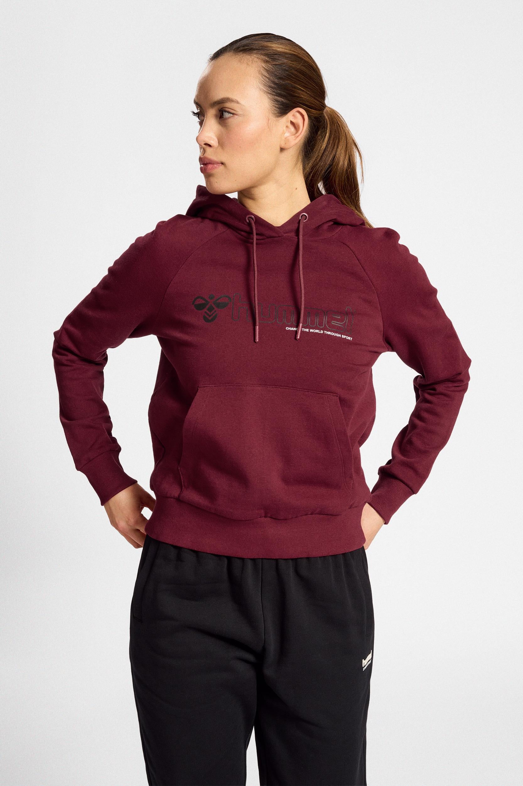 HUMMEL - Hmlnoni 2.0 Hoodie - Cabernet