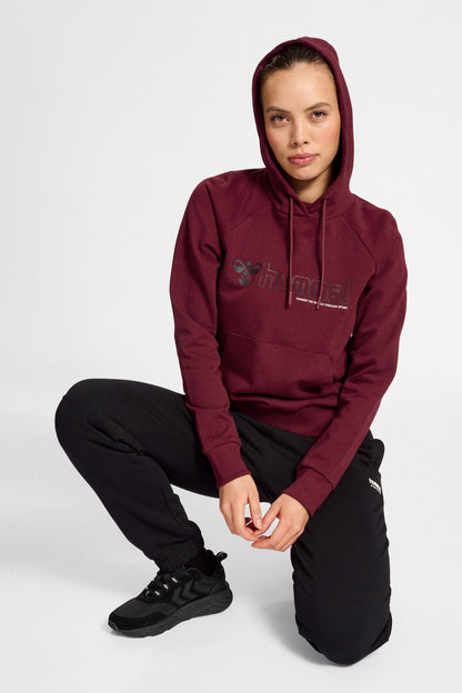 HUMMEL - Hmlnoni 2.0 Hoodie - Cabernet