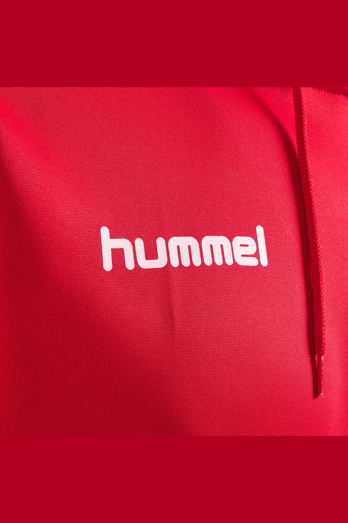 HUMMEL - Hmlpromo Poly Hoodie - True Red