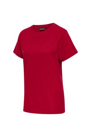 HUMMEL - Hmlred Basic T-shirt S/s Woman - Tango Red