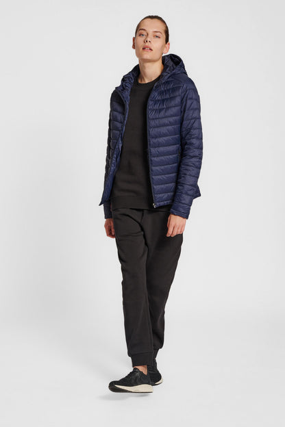 HUMMEL - Hmlred Quilted Hood Jacket Woman - Marine