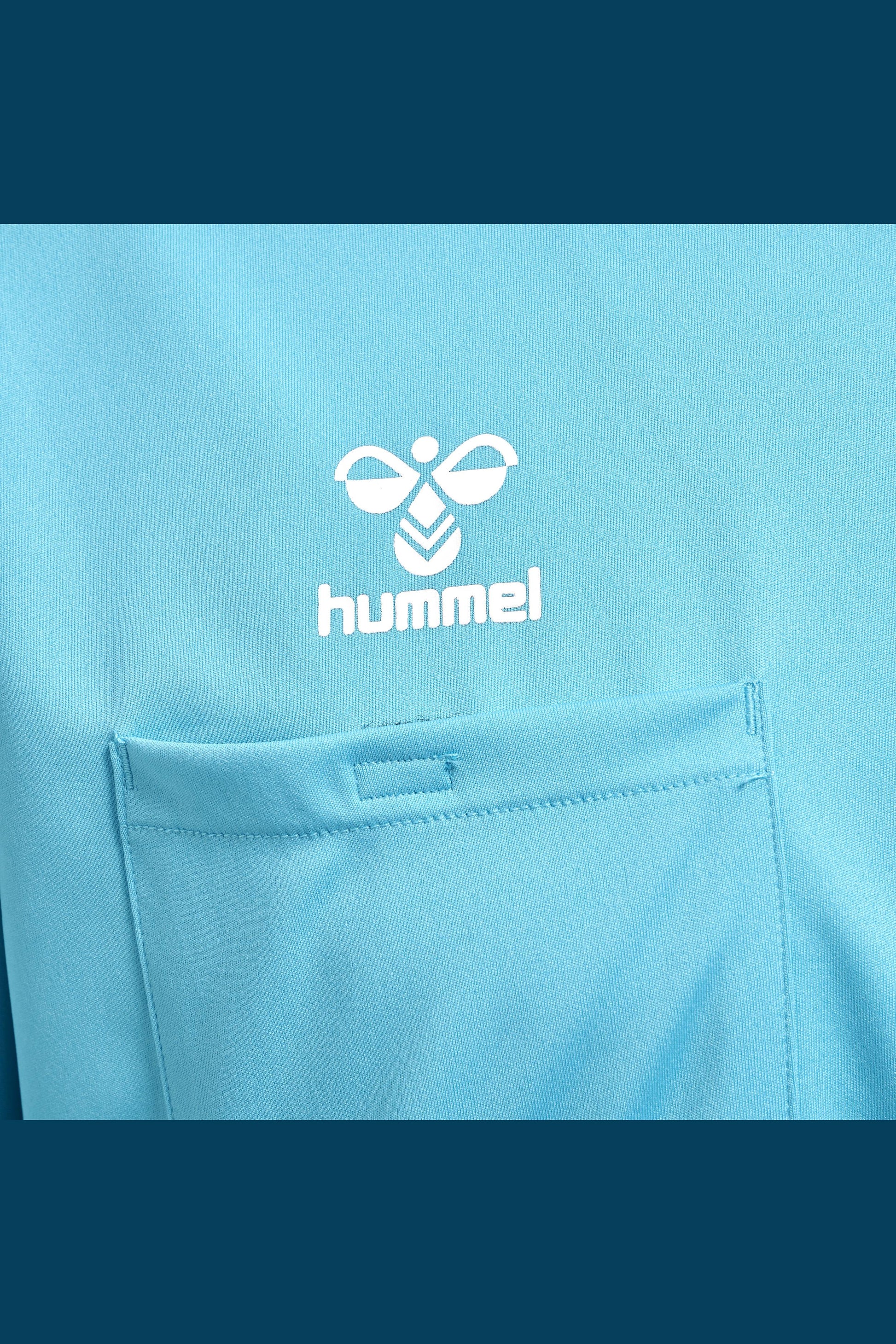 HUMMEL - Hmlreferee Chevron Jersey S/s - Scuba Blue