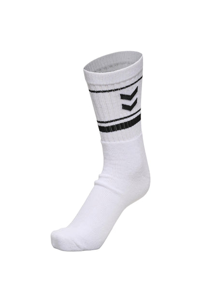 HUMMEL - Hmlstripe Crew 3-pack Socks - White