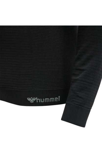 HUMMEL - Hmlstroke Seamless Half Zip - Black