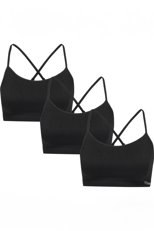 hmlJUNO 3 PACK SEAMLESS BRA