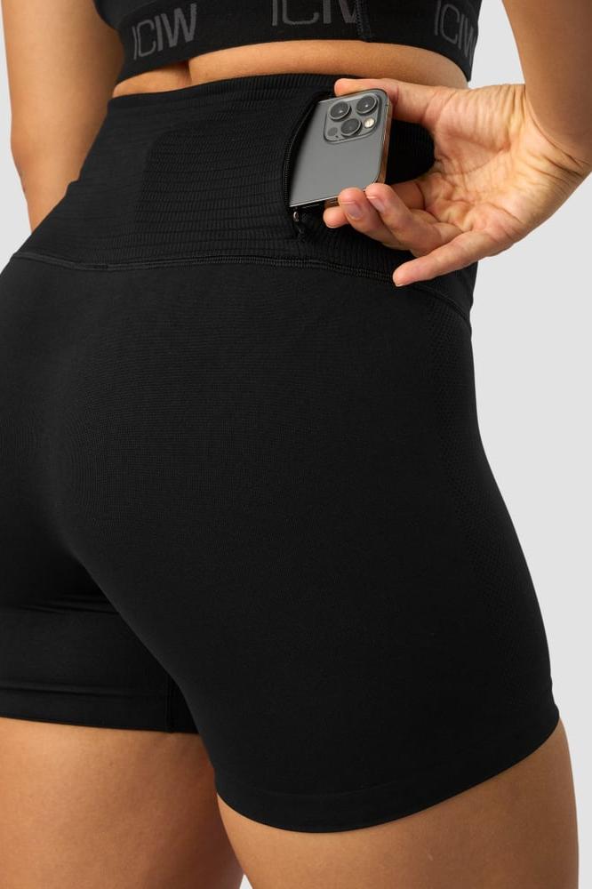 ICANIWILL - Define Seamless Pocket Shorts - Black