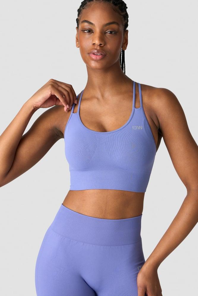 ICANIWILL - Define Seamless Sports Bra Violet Blue - Violet blue