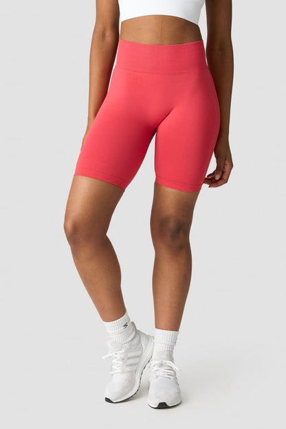 ICANIWILL - Define Seamless V-shape Biker Shorts - Raspberry