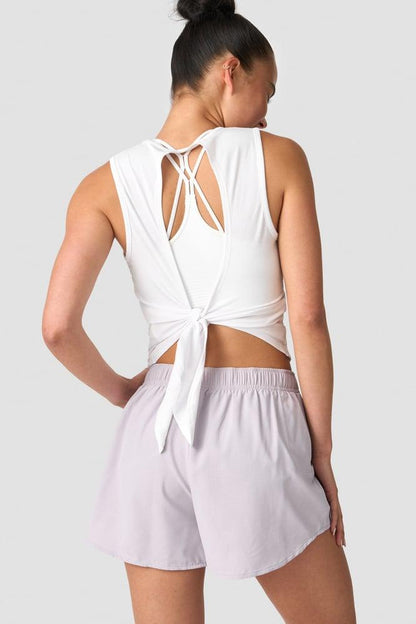 ICANIWILL - Empowering Open Back Tank - White