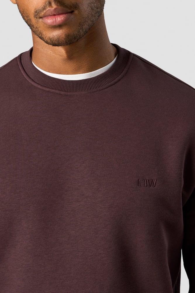 ICANIWILL - Everyday Crewneck Side Logo - Burgundy