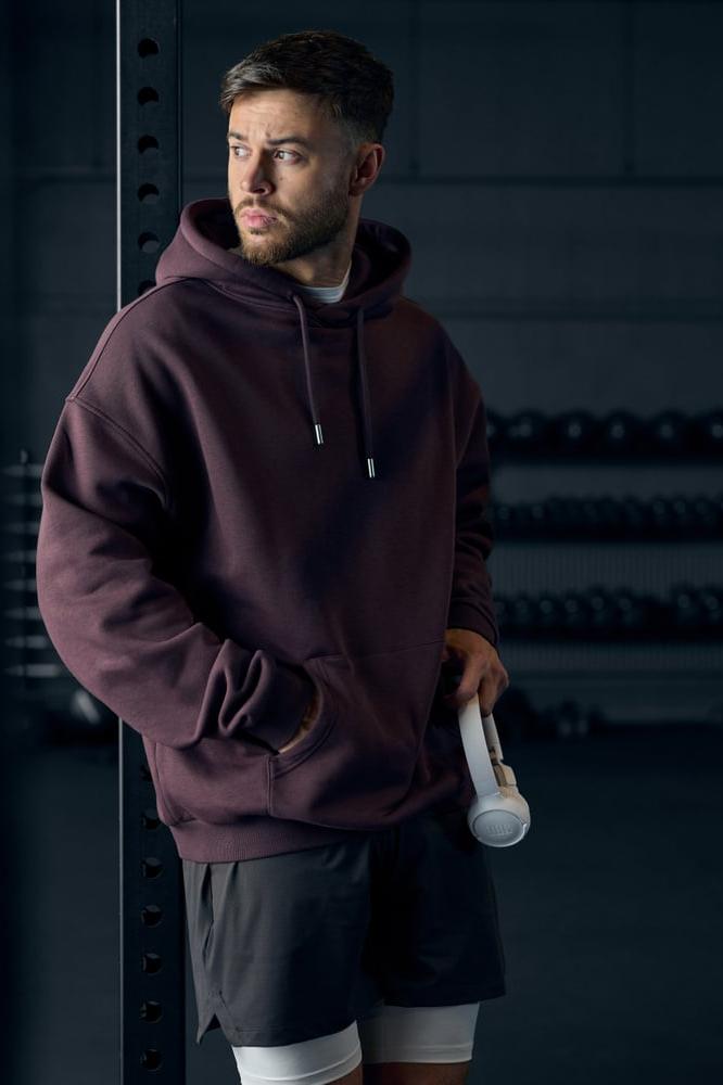 ICANIWILL - Everyday Hoodie Side Logo - Burgundy