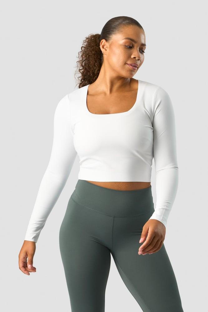 ICANIWILL - Nimble Soft Cropped LS - White