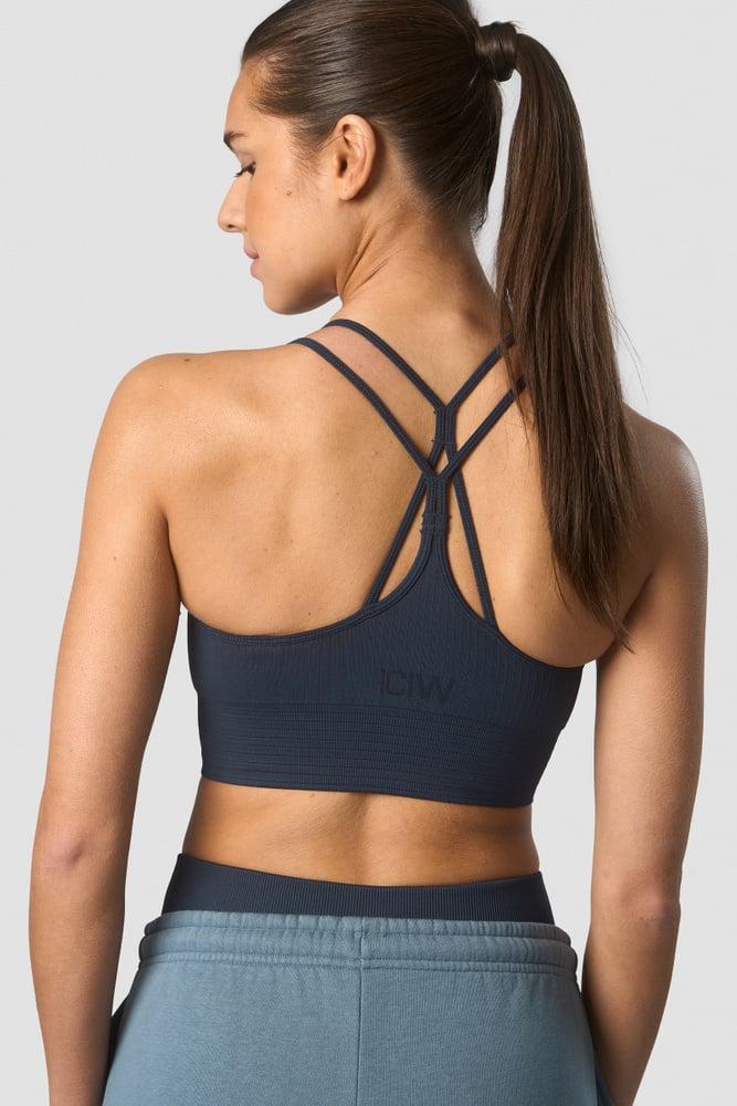 ICANIWILL - Ribbed Define Seamless Sports Bra - Dk Teal