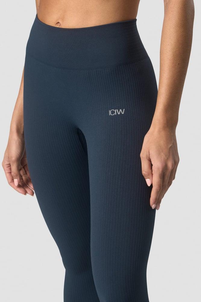 ICANIWILL - Ribbed Define Seamless Tights - Dk Teal