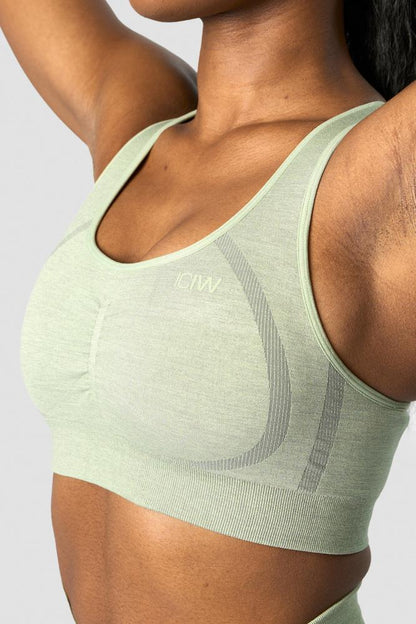 ICANIWILL - Rush Seamless Sports Bra - Sage Green