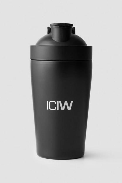 ICANIWILL - Shaker Bottle Stainless Steel 500ml - Black