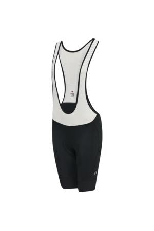 NEWLINE - Womens Core Bike Panel Bib Shorts - Black/white