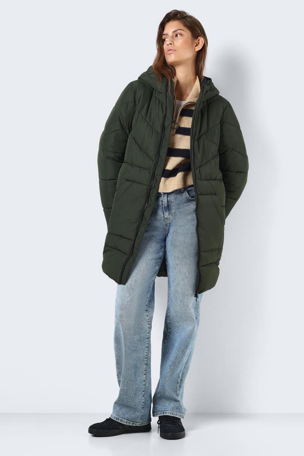 NOISY MAY - Dalcon L/s Long Jacket - Green