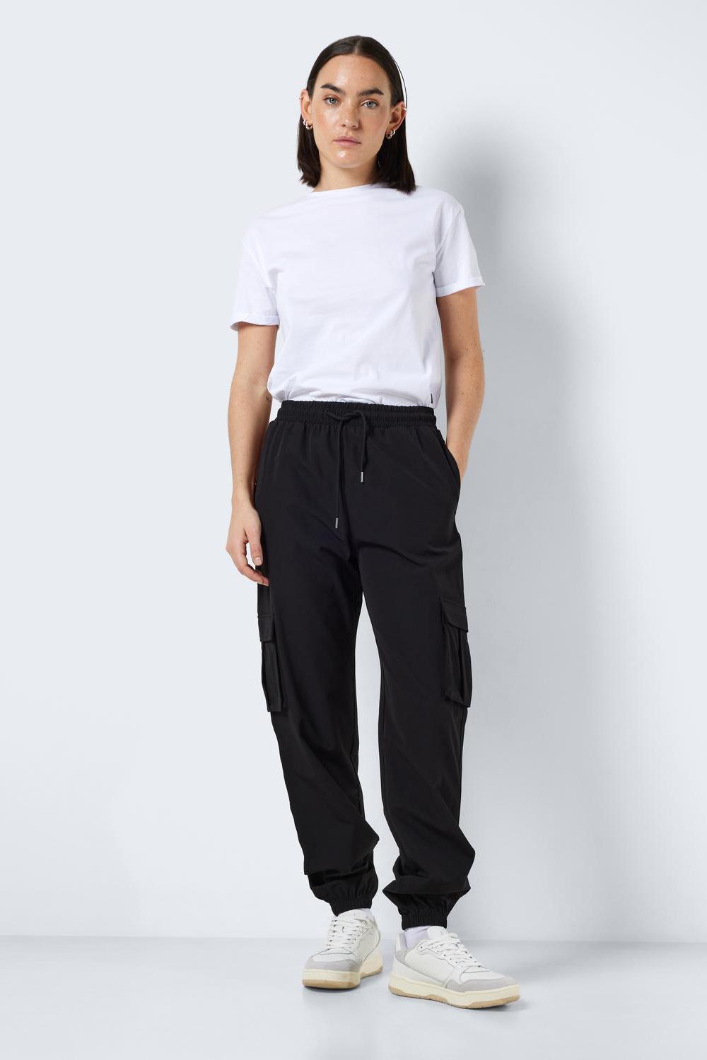 NOISY MAY - Kirby Hw Cargo Pants Wvn - Black