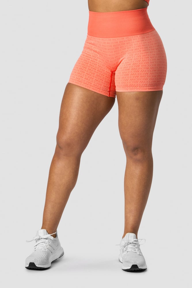 signature seamless shorts peach