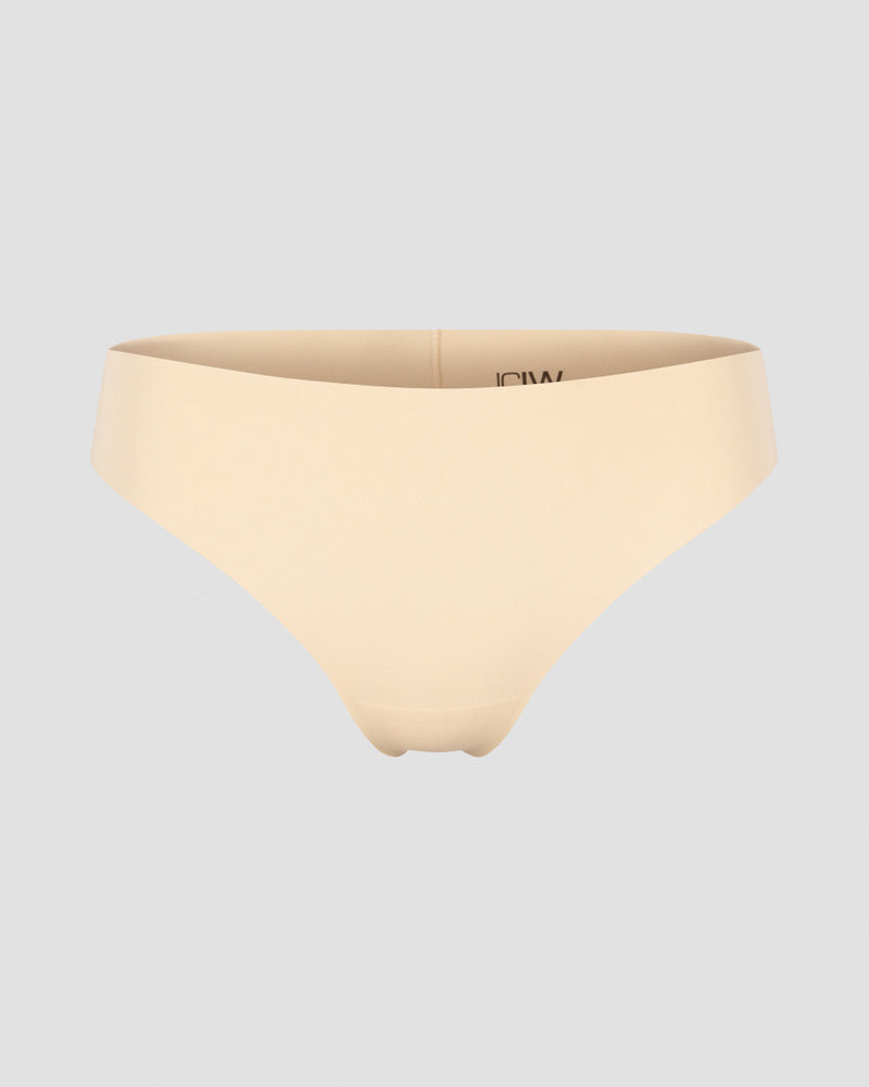 soft thong 3-pack beige