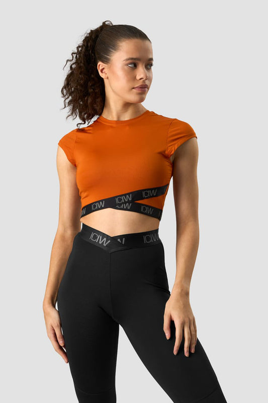 ultimate training cropped t-shirt - for kvinde - ICANIWILL - Toppe