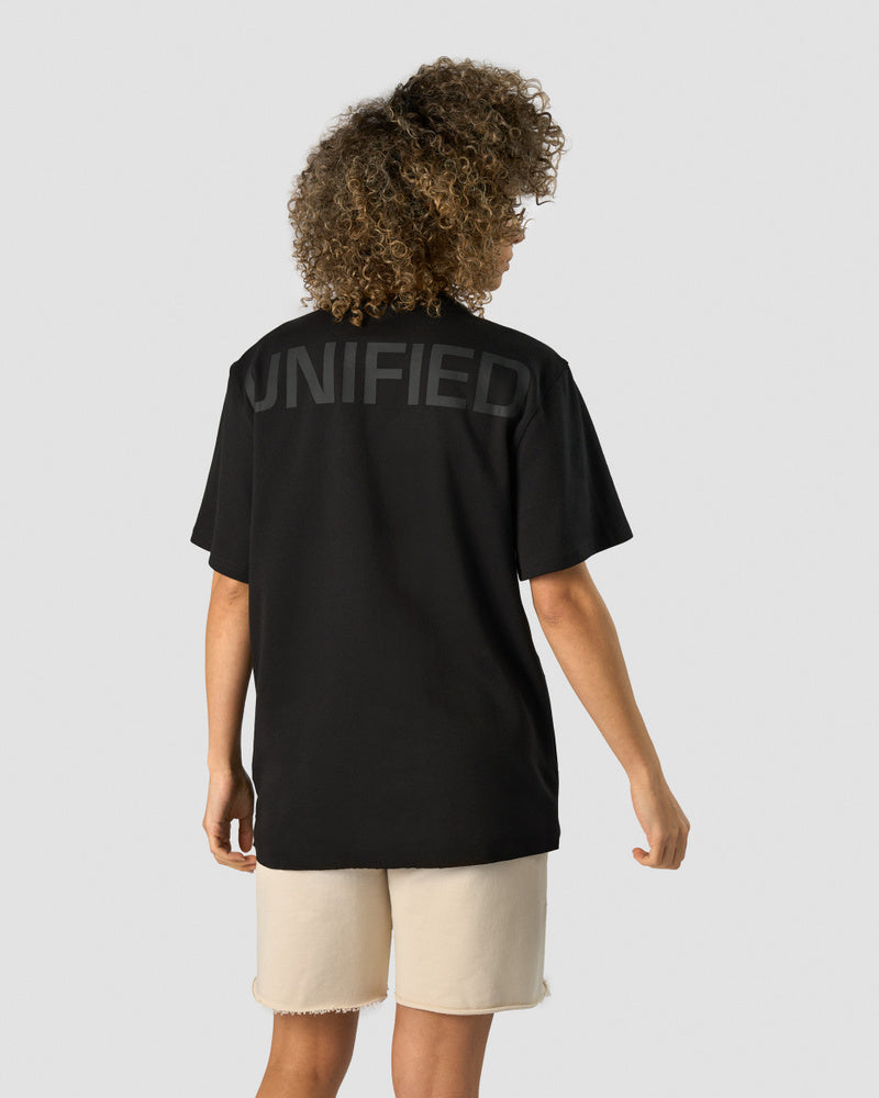 unified t-shirt print black